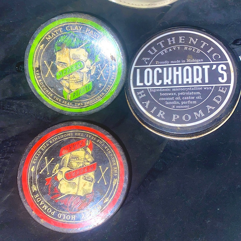 Brand New Modern Pirate & Lockhart's Hair Products.